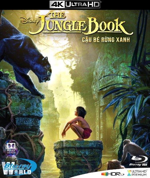 4KUHD-534. The Jungle Book - Cậu Bé Rừng Xanh 4K-66G (TRUE- HD 7.1 DOLBY ATMOS - DOLBY VISION)
